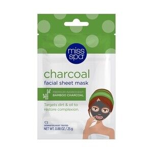 Miss Spa Charcoal Facial Sheet Mask